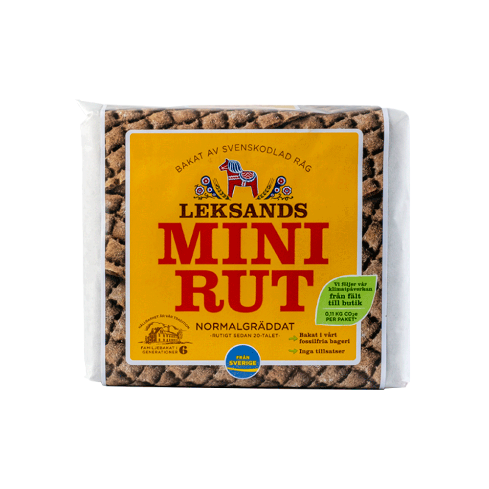 Minirut Normalgräddat 200 g – Leksands Knäckebröd