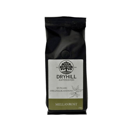 Kaffe Mellanrost malet Dryhill kafferosteri